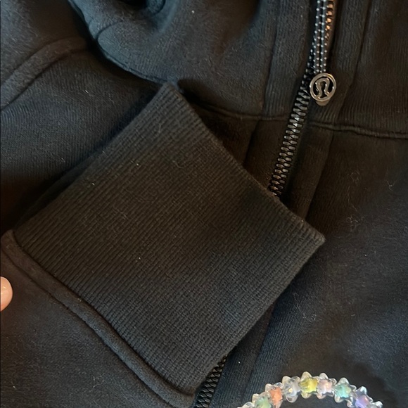 - lululemon athletica Scuba Full-Zip Cropped Hoodie black - Picture 4 of 6